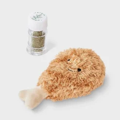 Chicken Drummy Refillable Catnip Cat Plush Toy Set - 2pc - Boots & Barkley™ -Pets Gift Store GUEST 020764fe cc07 4e30 be0d d0d726336132