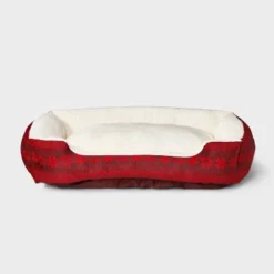 Printed Holiday Bolster Dog Bed - Boots & Barkley™ -Pets Gift Store GUEST 0640f29d 3f8f 4c8a 8c85 a62bae8f6c97