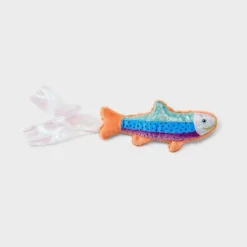 Shimmery Fish Kicker Cat Plush Toy - Boots & Barkley™ -Pets Gift Store GUEST 06afa6a0 4310 4b25 9d6d 93101cb14714