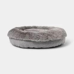 Super Plush Cuddler Round Dog Bed - Gray - Boots & Barkley™ -Pets Gift Store GUEST 08852b42 d65a 4cd4 ac22 c58618d83041
