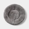 Super Plush Cuddler Round Dog Bed - Gray - Boots & Barkley™