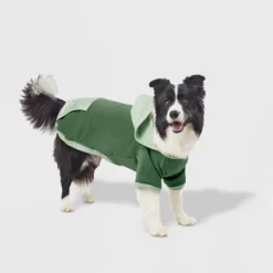 Lightweight Printed Pocket Dog Hoodie - Green - Boots & Barkley™ -Pets Gift Store GUEST 1d530e91 2caa 410a a428 9aafc74e511e