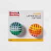 Rubber Lattice Tie Dye Cat Toy Balls - 2pk - Boots & Barkley™