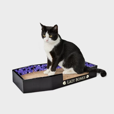 Lazy Bones Coffin Cat Scratcher Pad - 20" - Boots & Barkley™ 3 Lazy Bones Coffin Cat Scratcher Pad - 20" - Boots & Barkley™ - Image 3