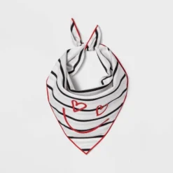 Love Dog Bandana - White Stripe - Boots & Barkley™