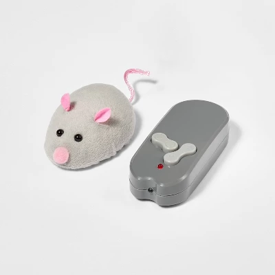 Electronic Chasing Mouse Cat Toy - Boots & Barkley™ - Gray 2 Electronic Chasing Mouse Cat Toy - Boots & Barkley™ - Gray - Image 2