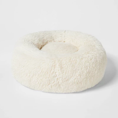 Donut Bolster Dog Bed - Boots & Barkley™ - Cream 3 Donut Bolster Dog Bed - Boots & Barkley™ - Cream - Image 3