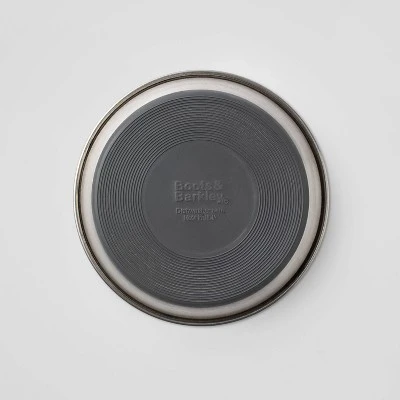 Matte Stainless Steel Cat & Dog Dish Bowl - Silver - 13.2oz - Boots & Barkley™ 1 Matte Stainless Steel Cat & Dog Dish Bowl - Silver - 13.2oz - Boots & Barkley™