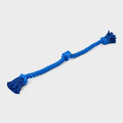 36" Rope Dog Toy - Boots & Barkley™ Blue 2 36" Rope Dog Toy - Boots & Barkley™ Blue - Image 2