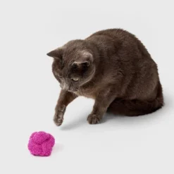 Knot Ball Treater Cat Ball Toy - Purple - Boots & Barkley™