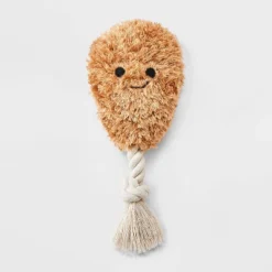 8.5" Chicken Drummie Dog Plush And Rope Toy - Boots & Barkley™ -Pets Gift Store GUEST 3079b44a b39c 458d 99e0 0f3d783e8906