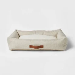 Neutral 4-Sided Bolster Dog Bed - Boots & Barkley™ - Cream -Pets Gift Store GUEST 31a684b3 3e30 4c2f a1d0 b8dc76bfc8f6