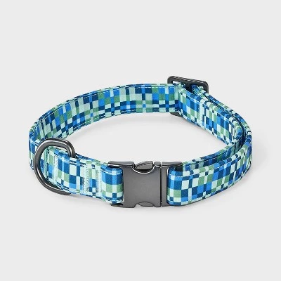 Fashion Geo Check Dog And Cat Collar - Boots & Barkley™ 4 Fashion Geo Check Dog And Cat Collar - Boots & Barkley™ - Image 4