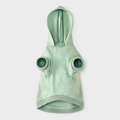 Green Thermal Dog Hoodie - Boots & Barkley™ 2 Green Thermal Dog Hoodie - Boots & Barkley™ - Image 2