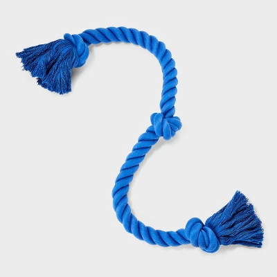 36" Rope Dog Toy - Boots & Barkley™ Blue 4 36" Rope Dog Toy - Boots & Barkley™ Blue - Image 4