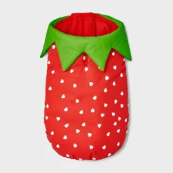 Reflective Strawberry Dog Vest - Boots & Barkley™ Cherry Red