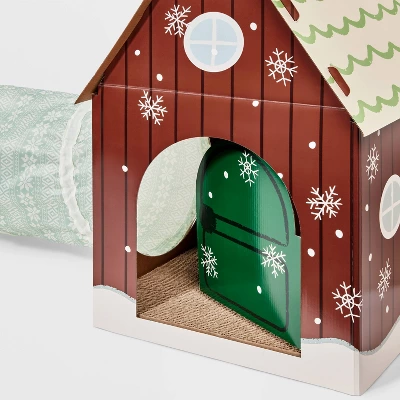 Scratch And Tunnel Cat Pad Toy Set - 3pcs - Boots & Barkley™ 1 Scratch And Tunnel Cat Pad Toy Set - 3pcs - Boots & Barkley™