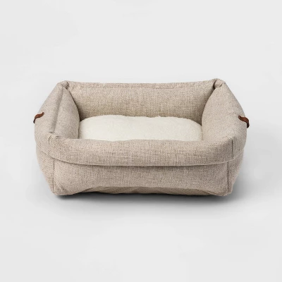 Rectangular Roll Cuff Dog Beds - Boots & Barkley™ 3 Rectangular Roll Cuff Dog Beds - Boots & Barkley™ - Image 3