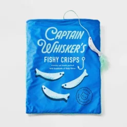 Captain Whiskers Fish Crisps Crinkle Bag Cat Plush Toy - Boots & Barkley™ -Pets Gift Store GUEST 52381472 39f0 4b97 8019 38b36bd1e0e7