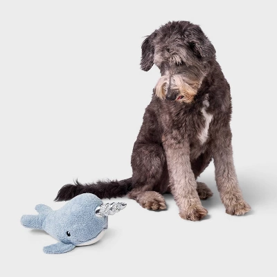 Narwhal Dog Plush Toy - Boots & Barkley™ 2 Narwhal Dog Plush Toy - Boots & Barkley™ - Image 2