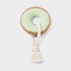 9.5" Donut Plush Rope Dog Toy - Boots & Barkley™ -Pets Gift Store GUEST 659ff1b4 24d0 449e 9817 3d40ab872126