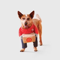 Target Team Member Jeans Dog And Cat Frontal Costume - Boots & Barkley™ Red -Pets Gift Store GUEST 6a1dab14 d4a3 4a68 ac65 857c50b222d2