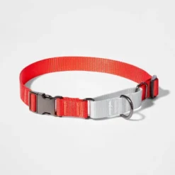 Martingale With Buckle Dog Collar - Tomato/Silver - Boots & Barkley™ -Pets Gift Store GUEST 6edcf235 3e58 41f9 9c01 2b23b891ea18