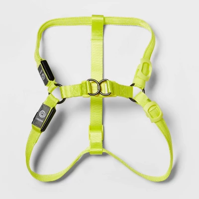 LED Rechargeable Dog Harness - Vibrant Green - Boots & Barkley™ 1 LED Rechargeable Dog Harness - Vibrant Green - Boots & Barkley™