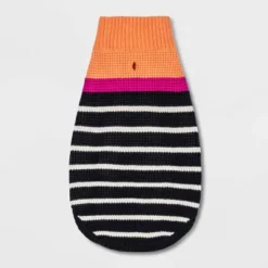 Holiday Dog And Cat Striped Sweater - XL - Boots & Barkleyâ„¢