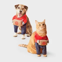 Target Team Member Jeans Dog And Cat Frontal Costume - Boots & Barkley™ Red -Pets Gift Store GUEST 75d72b42 6089 42f5 858a 79fb422ac4d8