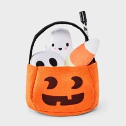 Pumpkin Pail Cat Ball Plush Toy Set - 6pk - Boots & Barkley™ -Pets Gift Store GUEST 77642abd 1d81 4f03 9b76 cec4bbc1fcaf