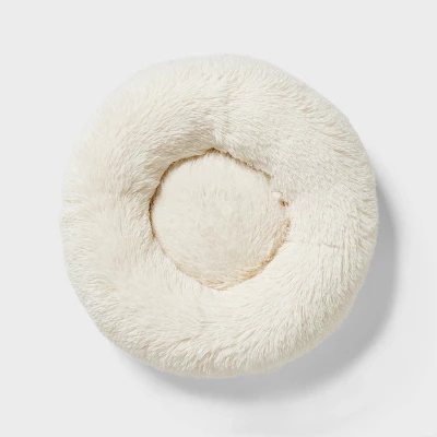 Donut Bolster Dog Bed - Boots & Barkley™ - Cream 1 Donut Bolster Dog Bed - Boots & Barkley™ - Cream