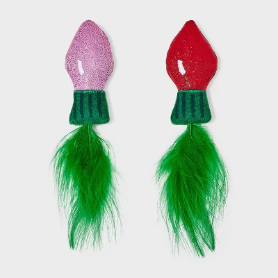 Lights Cat Plush Toy Set - 2pcs - Boots & Barkley™ 3 Lights Cat Plush Toy Set - 2pcs - Boots & Barkley™ - Image 3