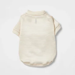 Stripe Lightweight Dog Sweatshirt - Cream - Boots & Barkley™
