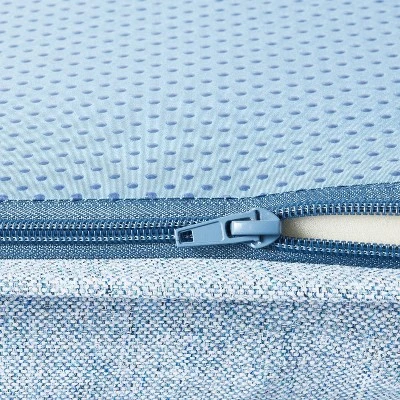 Sofa Bolster Dog Bed - Light Blue - Boots & Barkley™ 2 Sofa Bolster Dog Bed - Light Blue - Boots & Barkley™ - Image 2