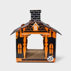 Halloween Haunted House Cat Scratcher House - 18.5" - Boots & Barkley™