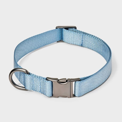 Fashion Adjustable Length And Reinforced Stitching Dog Collar - Blue - Boots & Barkley™ 3 Fashion Adjustable Length And Reinforced Stitching Dog Collar - Blue - Boots & Barkley™ - Image 3