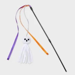 17.5" Ghost Cat Wand Teaser Toy - Boots & Barkley™ -Pets Gift Store GUEST 8cbd2e36 a35a 4ec9 a5af 31910bceac7a