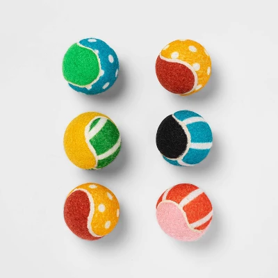 Dog Tennis Ball Toy - 2" - 6pk - Boots & Barkley™ 1 Dog Tennis Ball Toy - 2" - 6pk - Boots & Barkley™