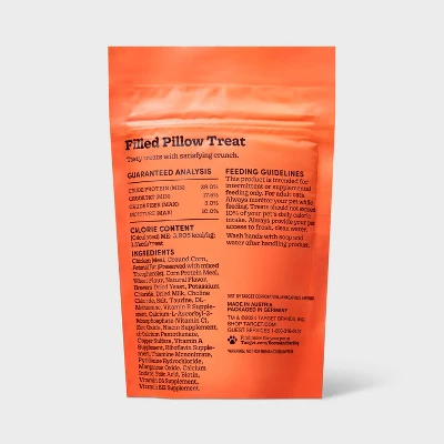 Halloween Chicken Flavor Pillow Pockets Cat Treats - Boots & Barkley™ 3oz 2 Halloween Chicken Flavor Pillow Pockets Cat Treats - Boots & Barkley™ 3oz - Image 2