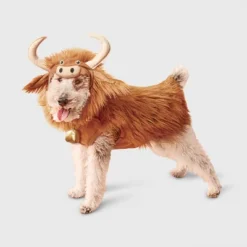 Highland Cow Hoodie Dog And Cat Full Body Costume - Boots & Barkley™ Light Brown -Pets Gift Store GUEST 905a312f 8f25 4363 a340 63776ace0fcc