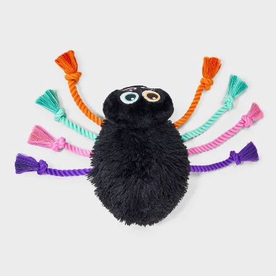 14.5" Giant Spider Dog Rope Plush Toy - Boots & Barkley™ 2 14.5" Giant Spider Dog Rope Plush Toy - Boots & Barkley™ - Image 2