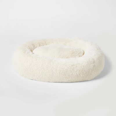 Donut Bolster Dog Bed - Boots & Barkley™ - Cream 6 Donut Bolster Dog Bed - Boots & Barkley™ - Cream - Image 6