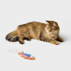Shimmery Fish Kicker Cat Plush Toy - Boots & Barkley™