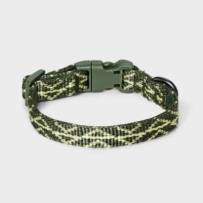 Comfort Dog Collar - Dark Green - Boots & Barkley™ 1 Comfort Dog Collar - Dark Green - Boots & Barkley™