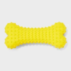 Rubber Bone Dog Toy - Boots & Barkley™ Yellow 7 Rubber Bone Dog Toy - Boots & Barkley™ Yellow -Pets Gift Store GUEST a267891d 8184 4ab6 b051 2bee20321119
