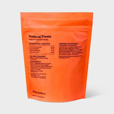 Chicken And Pumpkin Flavor Chewy Training Dog Treats - Boots & Barkley™ 8oz 2 Chicken And Pumpkin Flavor Chewy Training Dog Treats - Boots & Barkley™ 8oz - Image 2