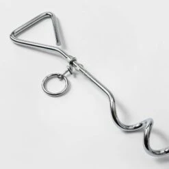 Spiral Chrome Dog Stake - Boots & Barkley™