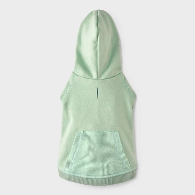 Green Thermal Dog Hoodie - Boots & Barkley™ 1 Green Thermal Dog Hoodie - Boots & Barkley™