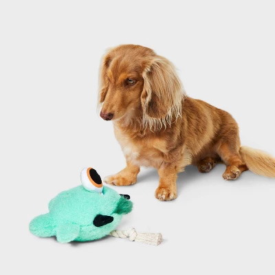 7.125" Monster Combo Dog Rope Plush Toy - Boots & Barkley™ 1 7.125" Monster Combo Dog Rope Plush Toy - Boots & Barkley™